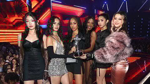 Global girl group Katseye.