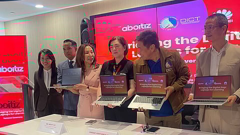 Aboitiz turns 100 laptops over in digital inclusion push
