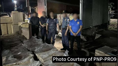 Cop, driver nabbed over smuggling P16M in cigarettes in Zambo