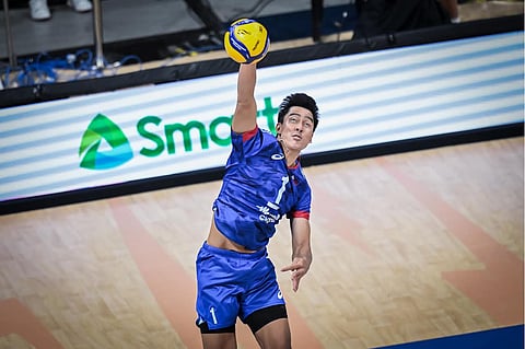 Bryan Bagunas puts on a spiking show during the Philippines’ match with Turkey at the start of the 2025 FIVB Volleyball Men’s World Championship memorable Friday night at the Mall of Asia Arena.