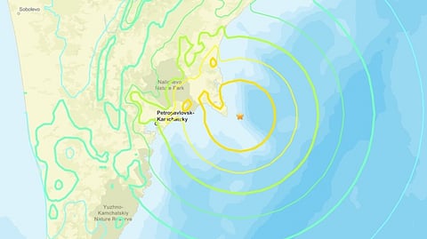 Magnitude 7.4 quake strikes off russian far east