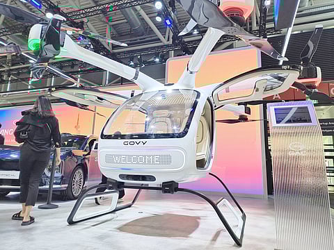 THE Govy AirCab two-seater electric ‘flying car,’ made by a subsidiary of Chinese carmaker GAC, is on display at the Internationale Automobil Ausstellung.