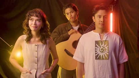 Bela Padilla, Kyle Echarri and JC Santos. 