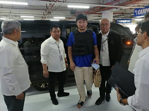 Former DPWH Brice Hernandez returns to Senate Detention Facility on Monday, 15 Sept.