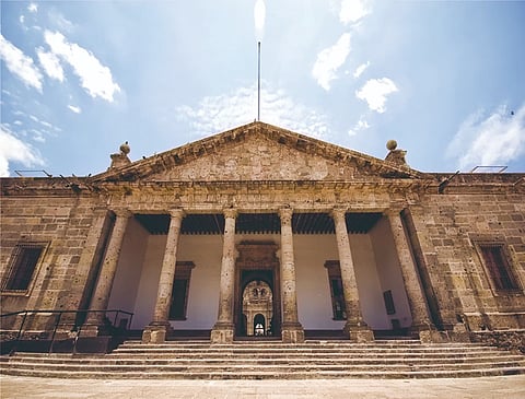 Centuries whisper through Cabañas Museum, where Mexico’s past is etched in walls and murals.