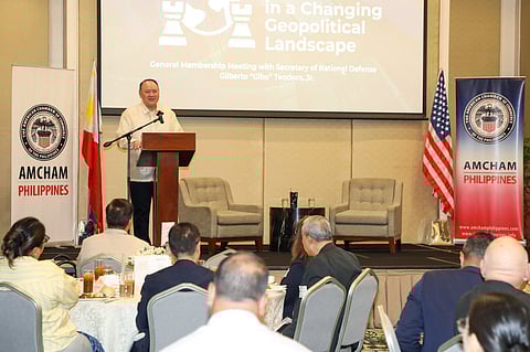 Teodoro says robust defense posture crucial to smaller countries