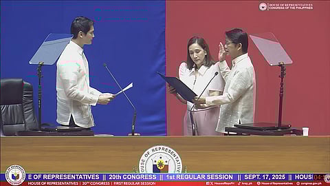 ROMUALDEZ OUT, BOJIE DY TAKES OATH AS SPEAKER
