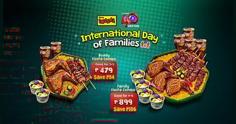 Families can save big on Mang Inasal Fiesta Treat at SM Malls
