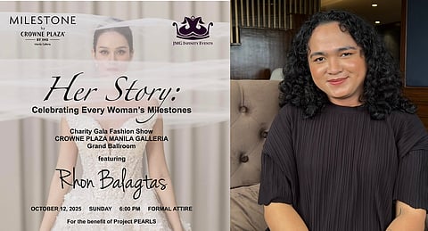 All eyes on Designer Rhon Balagtas as she unveils her latest collection in her first grand solo show