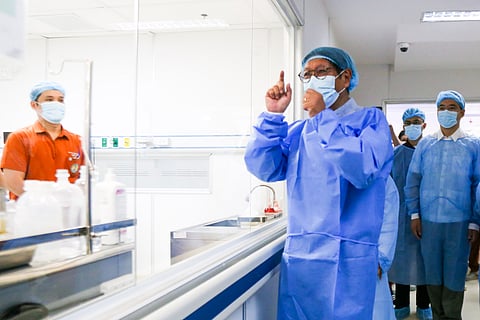 President Ferdinand Marcos Jr visits Dr. Jose Fabella Memorial Hospital