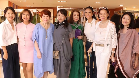 Mme Eunhwa Lee, Fortune Ledesma, Anagine Guevara, Mme Akiko Endo, Japan’s Consul Helen Ong, Irene Wicklein, Mav Rufino and Yoko Matsuda.