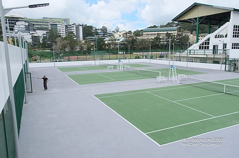 Baguio City Mayor Benjamin Magalong on September 20, 2025 defended their deal with the controversial St. Gerrard Construction Company in the renovation of the Baguio Tennis Court and Parking Area at the Baguio Athletic Bowl. | Aldwin Quitasol. Photo Courtesy of Neil Clark Ongchangco, Public Information Office.