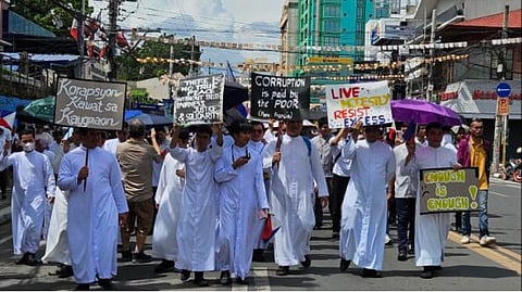 PROTESTERS pack the streets of Cagayan de Oro City (top), as well as Tacloban City and Ilocos Norte (below), to demand accountability for what they call decades of corruption and unchecked abuse.