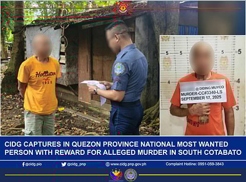 A National Level Most Wanted Person was arrested by authorities at Brgy. Lumutan, General Nakar, Quezon. 