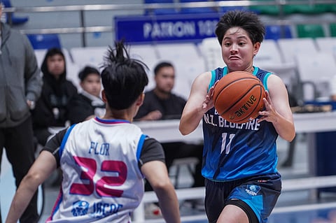 
AMENG Torres provides the offensive spark to lift New Zealand Bluefire-Batangas to a 96-44 win over RK Hoops-Quezon City in the 2025 WMPBL regular season late Sunday. 