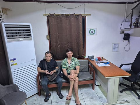 TWO Chinese nationals arrested in Boracay for illegally managing and working in a restaurant.