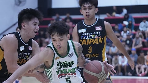 
RENZO Subido and the Biñan Tatak Gel crush Quezon City by 29 points, 101-72, to boost their drive in the MPBL 2025 Season on Monday at the MRB Covered Court in Quezon City.