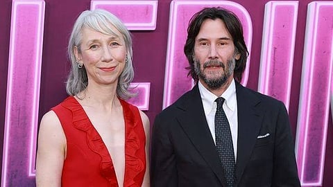 Keanu Reeves and Alexandra Grant 