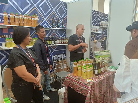 
Exhibitors showcase groundbreaking technologies and localized innovations during the 2025 Regional Science, Technology and Innovation Week and the HANDA Pilipinas: Sa Bagong Pilipinas Mindanao Leg at the Marcian Garden Hotel in Zamboanga City organized by the Department of Science and Technology. 