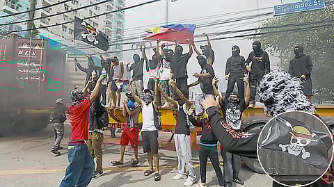 YOUTH protesters pack Luneta Park on 21 September for the ‘Trillion Peso March,’ waving the ‘One Piece’ flag as a bold symbol of defiance against billions lost to ghost and substandard flood control projects.