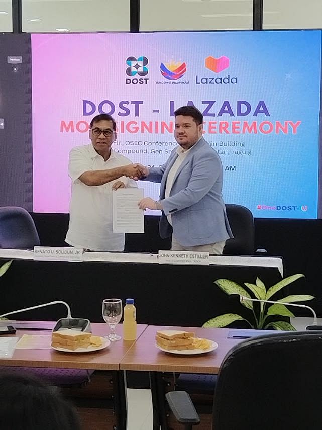 DOST and Lazada seal partnership to empower MSMEs