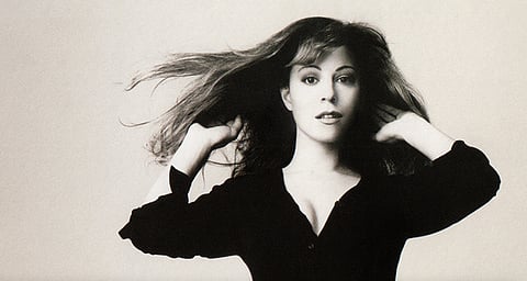 Carey in the Daydream album photoshoot, photographed by Steven Meisel (1995)