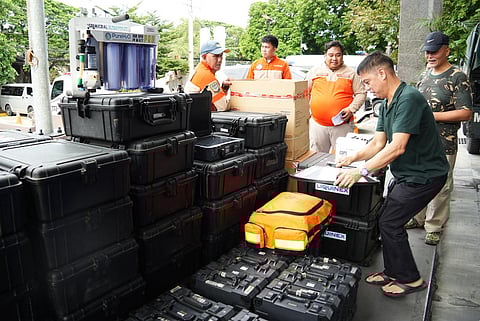MMDA relief and assistance teams sent to Masbate province. Courtesy of MMDA