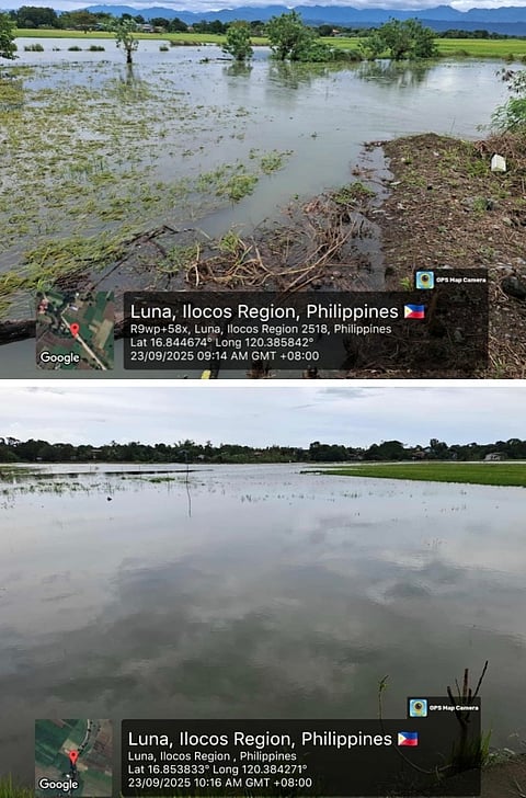 Flooded rice fields and damaged irrigation canals in Ilocos Norte are among the hardest hit by Typhoon Nando, with NIA reporting ₱98.9 million in losses across Region 1. 