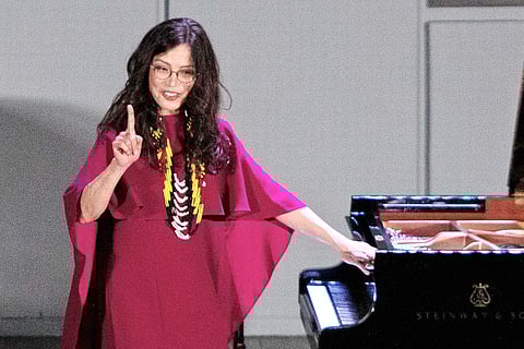 Internationally acclaimed pianist Cecile Licad.