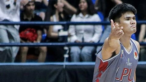 Photograph courtesy of NCAA
Ato Barba solidifies Lyceum’s frontline in Season 101 of the NCAA men’s basketball tournament.