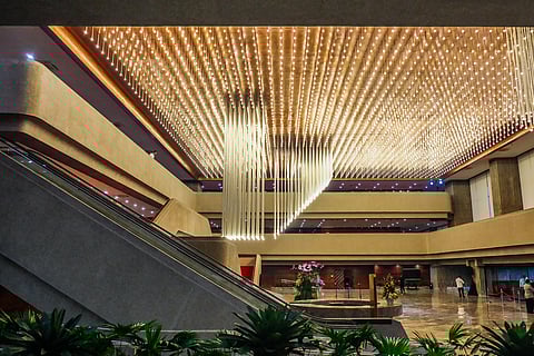 PICC in fresh glory The Philippine International Convention Center is officially unveiled with President Ferdinand R. Marcos Jr. (left) and First Lady Liza Araneta-Marcos as guests of honor. Asia’s first international convention center and National Cultural Treasure was designed by National Artist for Architecture Leandro V. Locsin, and the restoration stays true to the PICC’s brutalist bones with raw concrete, sweeping lines and unapologetic geometry with some contemporary upgrades (insets).