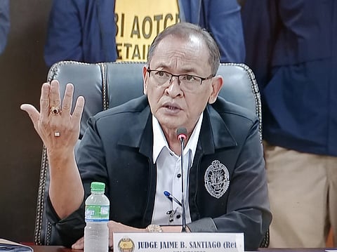 NBI Director Jaime Santiago. Photo Alvin Murcia