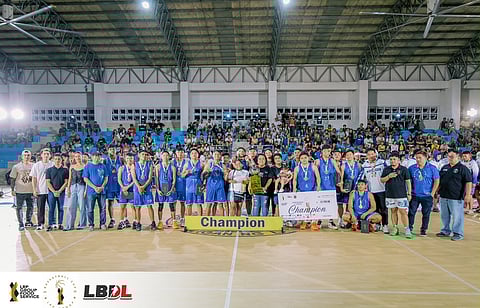 This years team champions at the LRP Group Food Service Los Baños Basketball Cup 2025