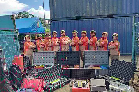 MMDA contingent to Cebu. Courtesy of MMDA