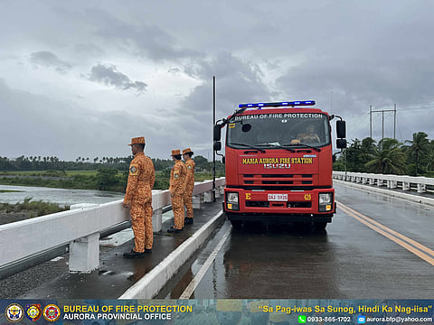 The Bureau of Fire Protection Aurora is currently conducting roving operations and continuous monitoring of water levels in flood-prone areas to ensure the safety of communities.
The operation came in light as Tropical Storm Paolo batters the province on October 3, 2025.