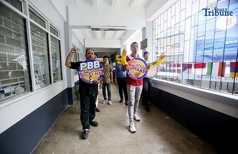 (October 03 2025) Teachers at the Justice Cecilia Munoz Palma High School,in Quezon City on Friday October 3 2025, hold a placard during their walk out protest to demand substantial salary increase, a doubled education budget, and accountability for systemic corruption that deprives schools of resources, on World Teachers’ Day, to protest against government neglect, corruption, and bureaucrat capitalism. Photo/Analy Labor