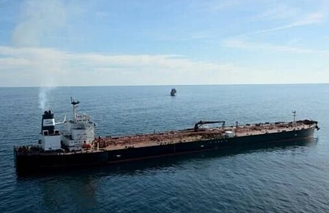 Detained tanker, officers freed
