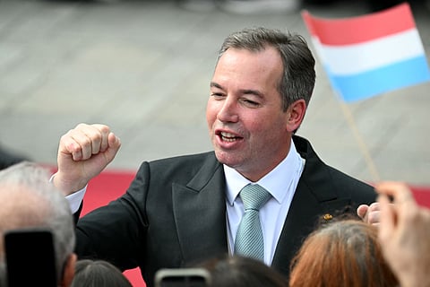Luxembourg enthrones new grand duke after royal abdication