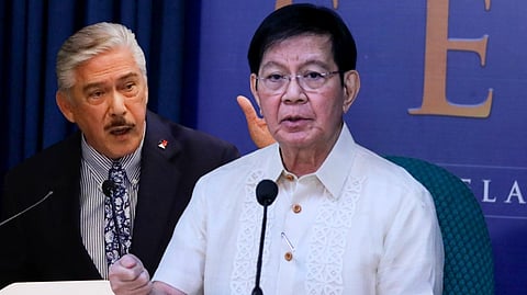Sink or swim? As Senator Panfilo Lacson (right) drops the Senate Blue Ribbon Committee like a hot potato, is Senate President Vicente Sotto III (inset) poised to do the same with the leadership of an upper chamber now neck-deep in the flood control scandal? The two legislators are facing a storm of their own after being accused of shielding former Speaker Martin Romualdez, the President’s cousin, from the committee’s probe.