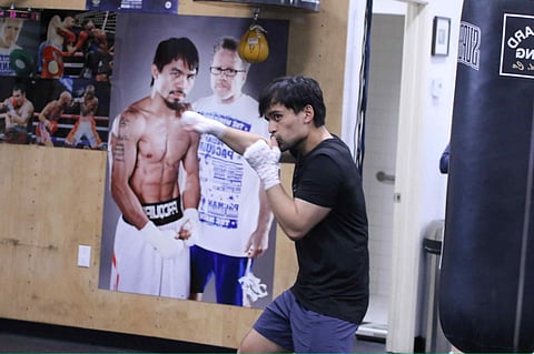 
Jimuel Pacquiao makes his professional debut in the show being staged by his legendary father Manny Pacquiao on 29 November at Pechanga Resort Casino in Temecula, California.