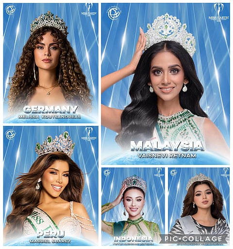 Some of the beautiful candidates in this years Miss Earth Pageant