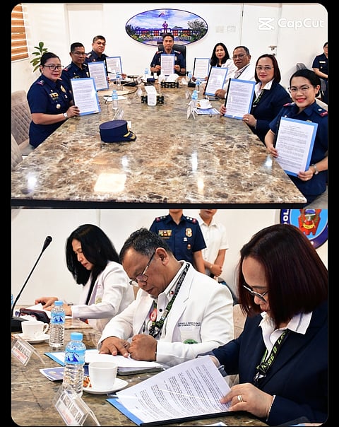 CARE ACCORD | PRO3 and JBLMGH formalize partnership for streamlined medical care access for Central Luzon police officers and their families, Monday, 6 October 2025. | Franco Regala
