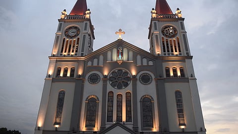 The iconic Baguio Cathedral 