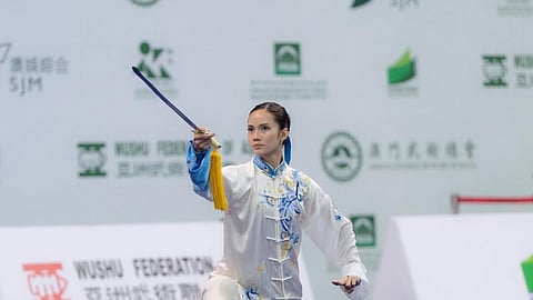 
AGATHA Wong is expected to display her graceful form when the country hosts the World Wushu Championships and the Asian Wushu Championships in 2027 and 2028.    
