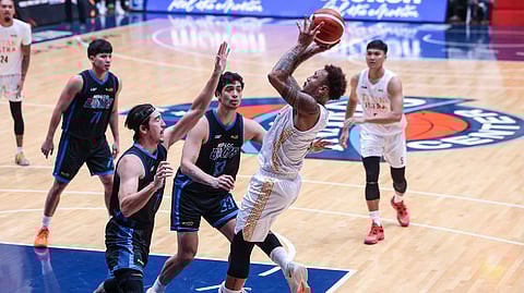 CALVIN Abueva drops 41 points to lead Titan Ultra to a 92-85 win over Meralco in the 50th PBA Philippine Cup on Wednesday.
