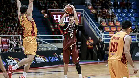 JP Boral catches fire, leading Perpetual to a 75-65 win over erstwhile unbeaten Mapua in Season 101 NCAA men’s basketball tournament on Wednesday.