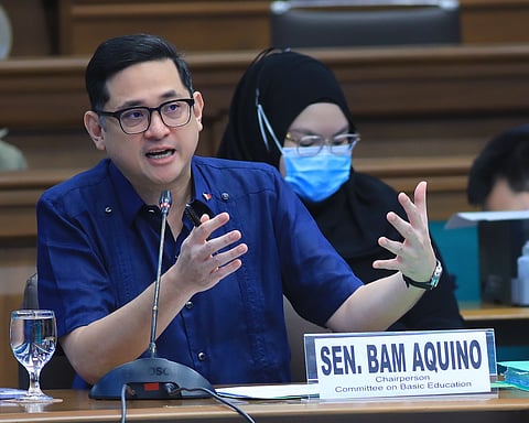 Senator Bam Aquino (Senate Public Relations and Information Bureau)