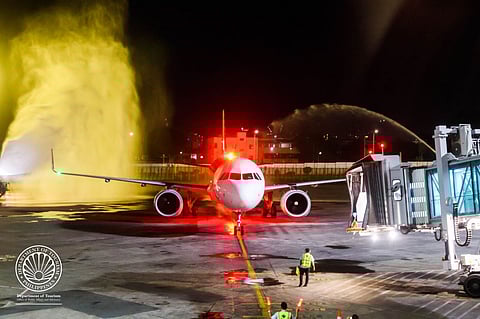 Air India plane landed at Gate 2 of the Ninoy Aquino International Airport Terminal 1.