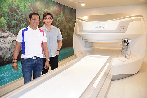 Bulacan Governor Daniel Fernando (left) and Vice Governor Alexis Castro lead the inauguration of the state-of-the-art and world-class Magnetic Resonance Imaging unit at the MRI Section of the Department of Radiology of the Bulacan Medical Center in Malolos.