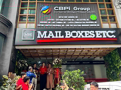 The newly-unveiled Mail Boxes Etc. Philippines store in Adriatico, Malate, Manila. 